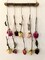 Dried Roses Wall Decor, Rustic Hanging Flowers product 5
